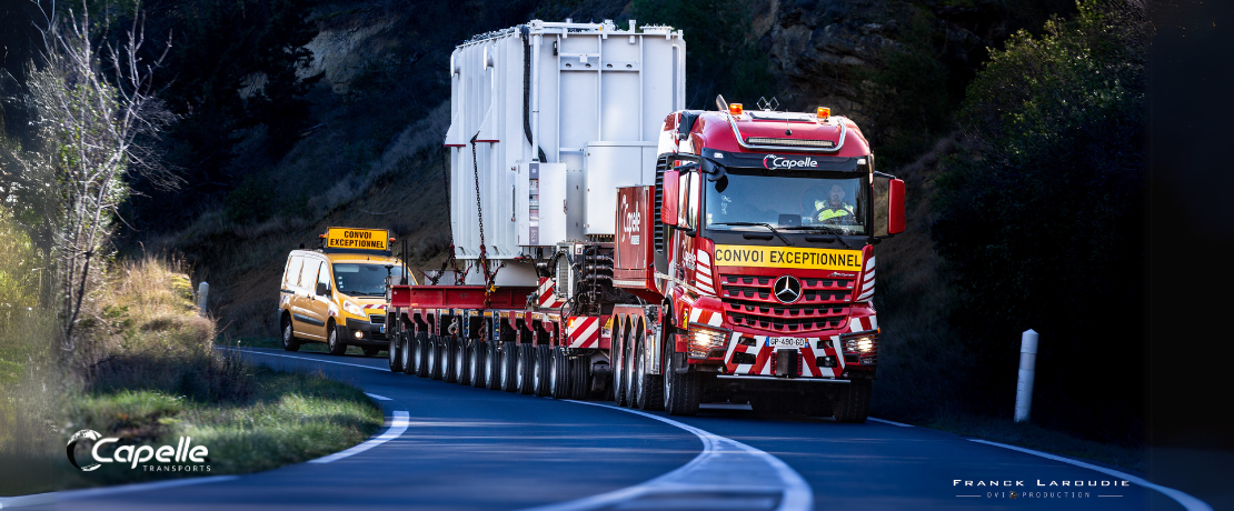 TRANSPORT D'UN TRANSFORMATEUR DE 90 TONNES