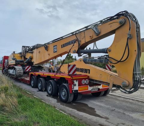 Transport engin de chantier – Porte-engin Travaux publics et agricole